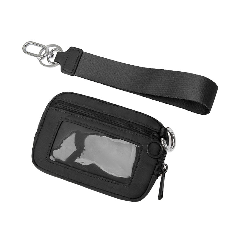 Wrist Strap Clear Zipper Pouch - Yorkn Inc✅