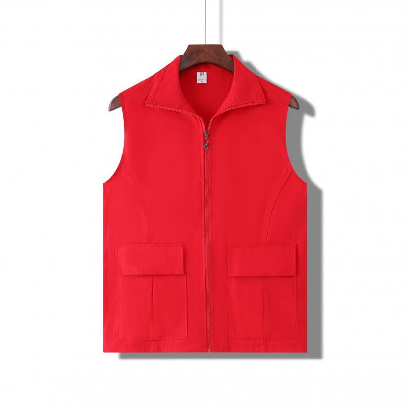 Zipper Cotton Vest - Yorkn Inc✅