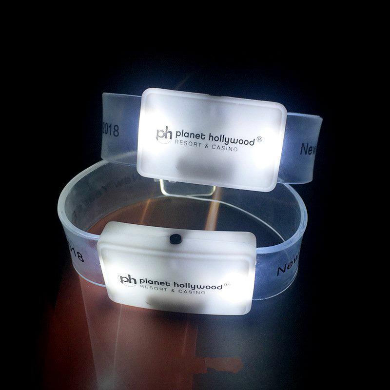 Pvc Transparent Led Wristband