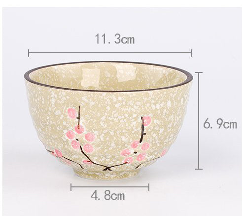 Japanese Porcelain Rice Bowl