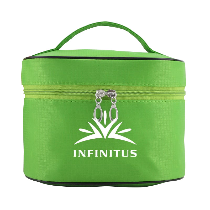 Trousse de maquillage en tissu figuré 