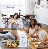 Sac de glace à cordon de serrage de 20 lb 