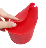 Seau à pop-corn pliable en silicone 