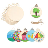 3.5inch Round Blank Wood Disc