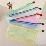 Pochette transparente à fermeture éclair B5 