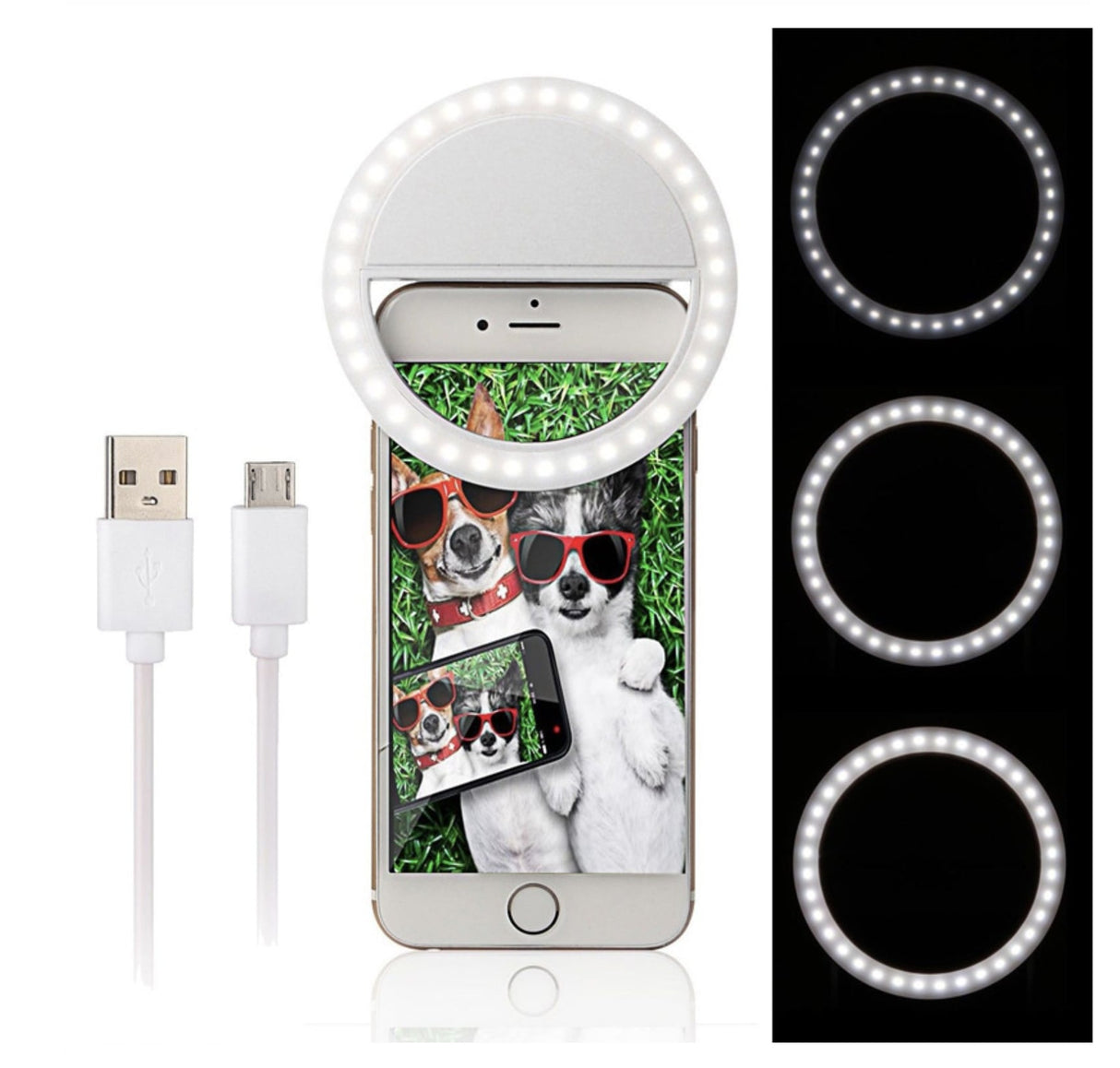 Anneau lumineux pour selfie 