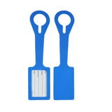 Étiquette de bagage en silicone 