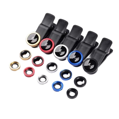 Objectif universel 3 en 1 pour appareil photo de téléphone 