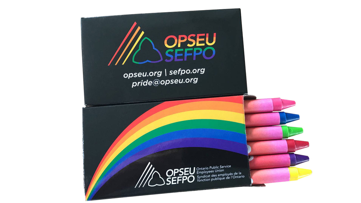 Ensemble de 6 crayons de couleur 