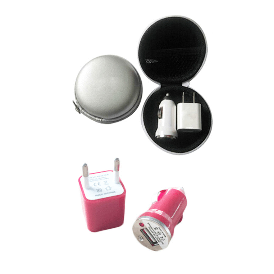 Kit de voyage avec 2 adaptateurs 