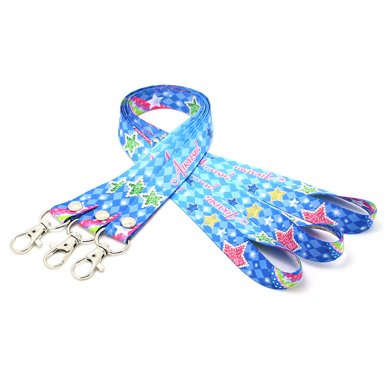 Cordon en polyester avec mousqueton 