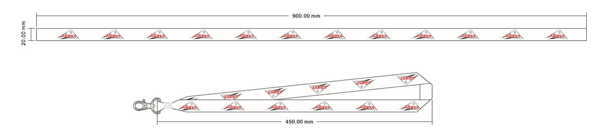 Cordon en polyester avec anneau de homard 