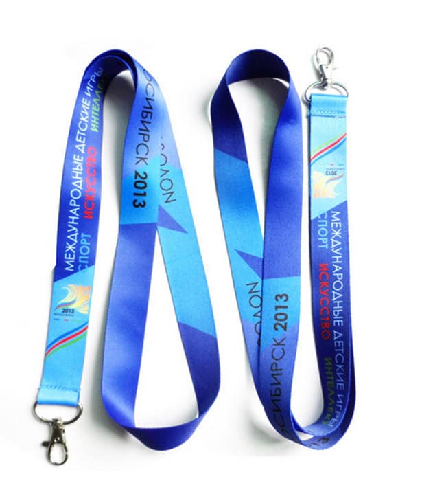 Polyester Sublimated Neck Lanyard Key Chain Holder
