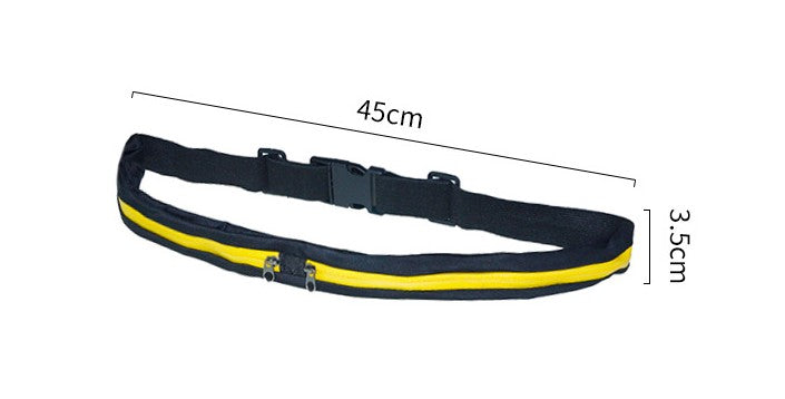 Ceinture de course à double poche 