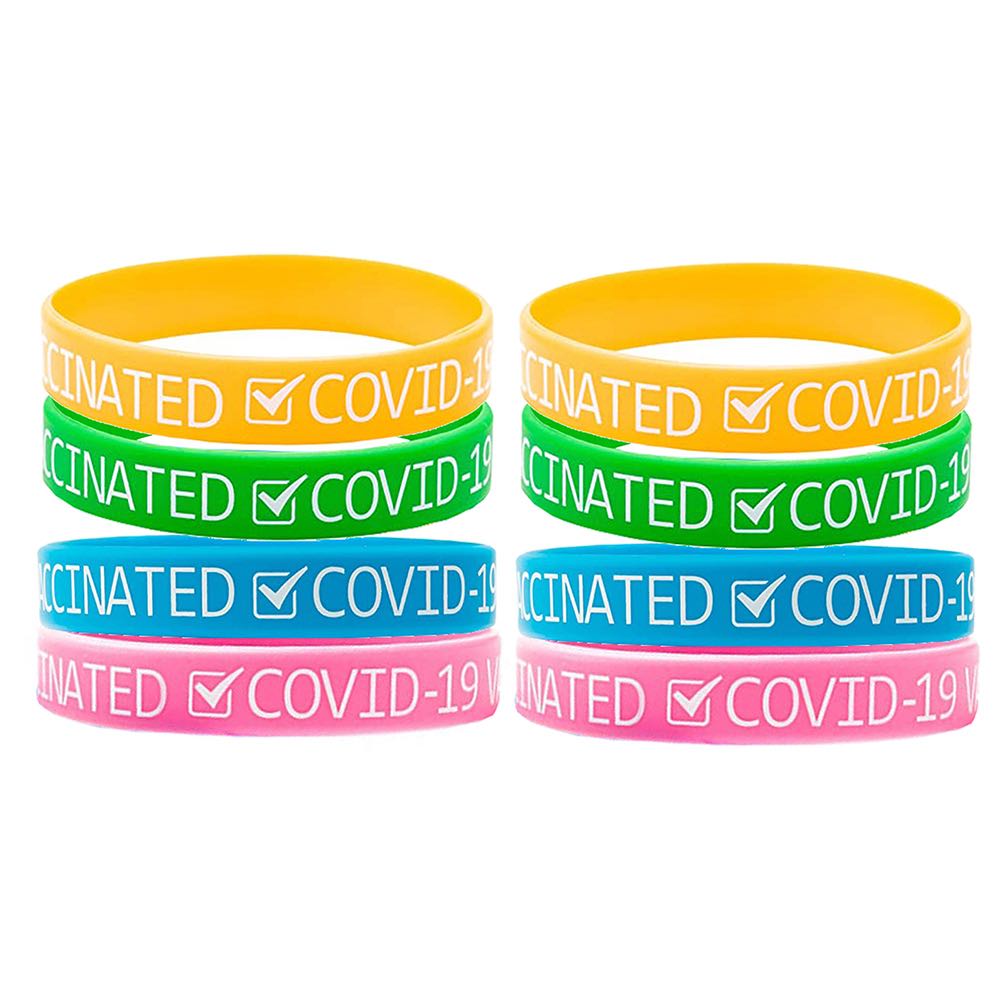 Adult 8" X 1/2" Silicone Wristband