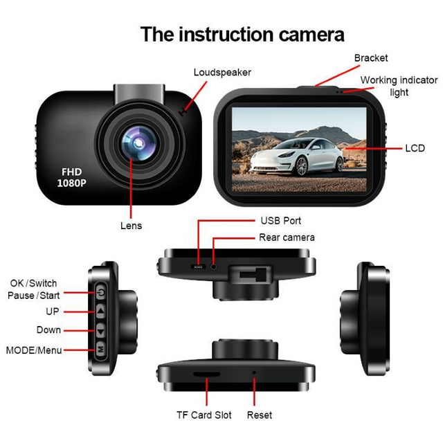 1080p Hd Car Dash Cam - Yorkn Inc✅