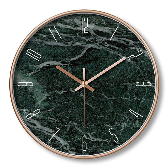 12" Golden Print Wall Clock - Yorkn Inc✅