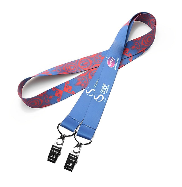 1/2" Printed Lanyards With Bull - dog Clip - Yorkn Inc✅