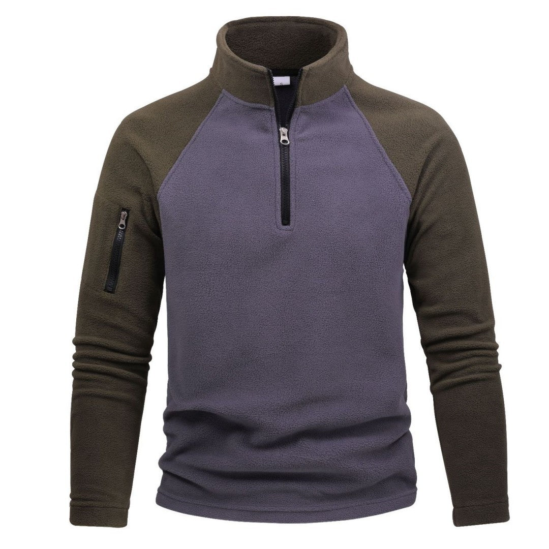 1/4 Zip Polar Fleece Pullover Jacket - Yorkn Inc✅