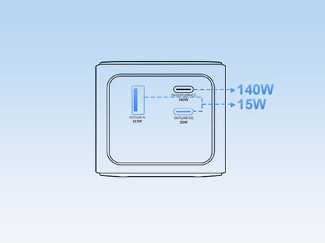 140w 27000 Mah Fast - charge Laptop Power Bank - Yorkn Inc✅