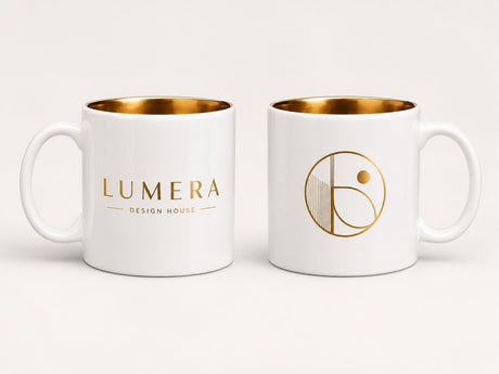 15 Oz Gold Interior Ceramic Mug - Yorkn Inc✅