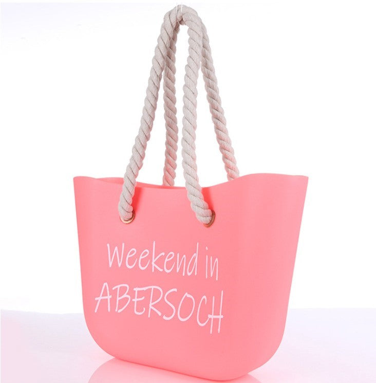 Sac de plage à bandoulière en silicone 