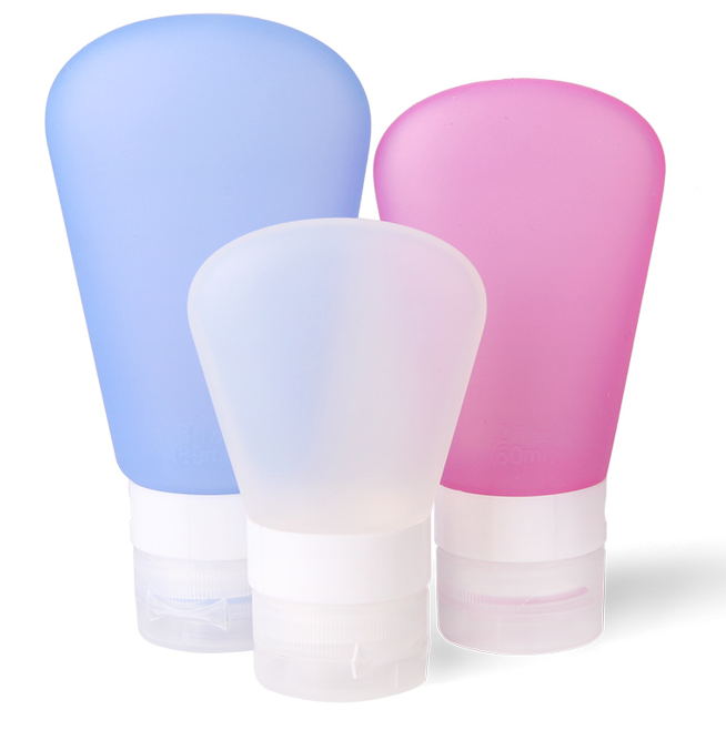 Bouteille de voyage en silicone 