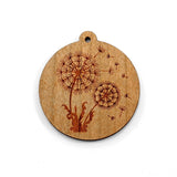 Animal Leaf House Shaped Wooden Tag