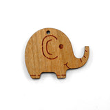 Animal Leaf House Shaped Wooden Tag