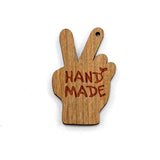 Animal Leaf House Shaped Wooden Tag