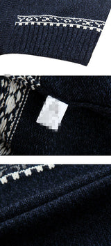 Pull zippé pour homme 