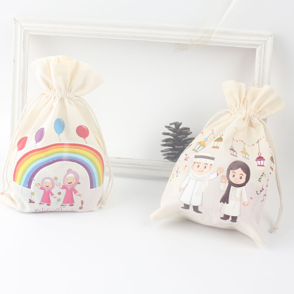 Full Color Drawstring Bags And Pouches