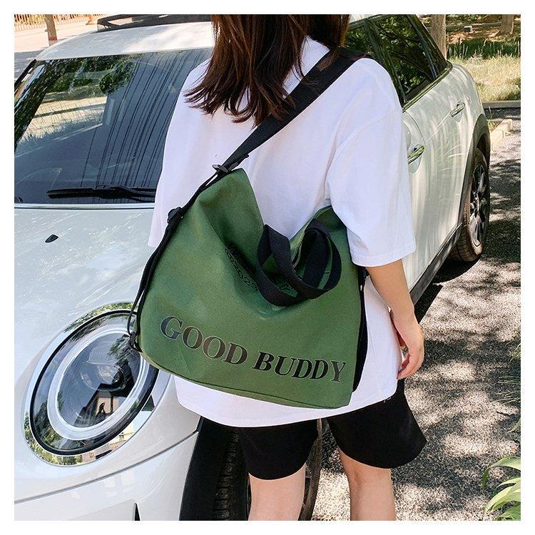 Canvas Backpack Hand Bag And Shoulder Bag