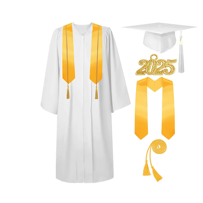Graduation Gown Tassel Cap Set