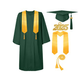 Graduation Gown Tassel Cap Set