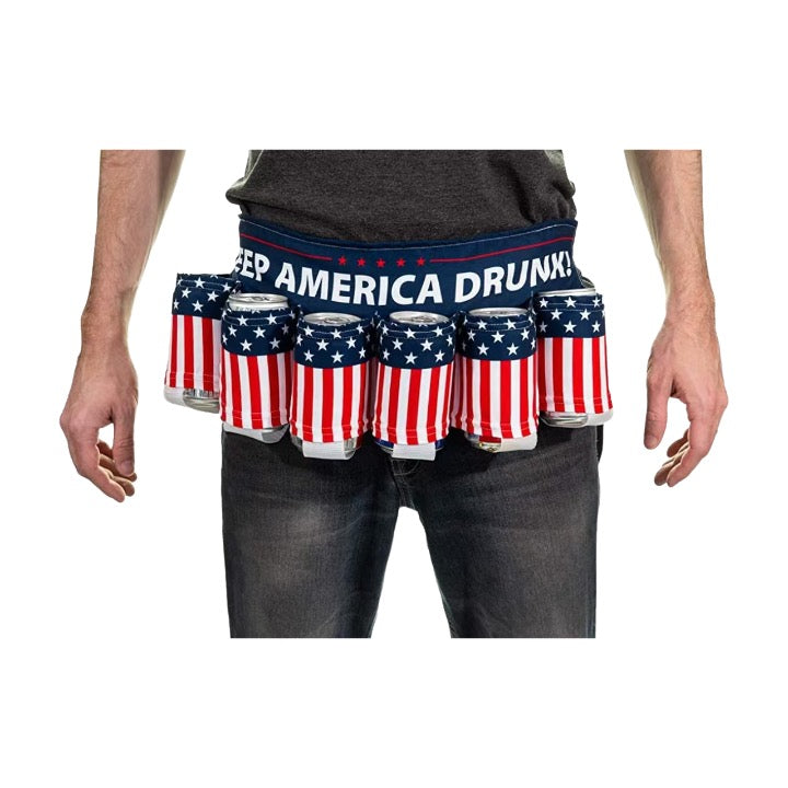 6pcs Can Holder Waist Fanny Pack Belt