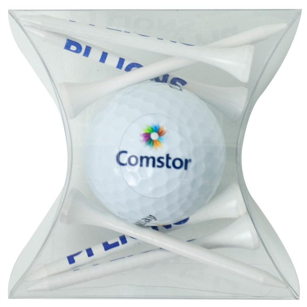 Pack oreiller avec tees et balles de golf 