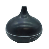 400ml Vase Shape Water And Oil Humidifier Wooden Color