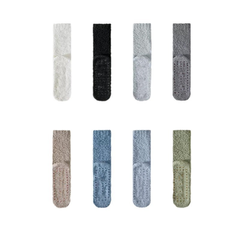 Chaussettes pour soirée cinéma avec pinces en dessous 