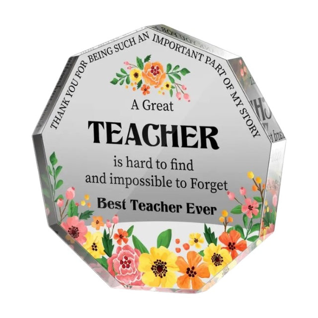 Full Color Print Polygonal Decor Plaque