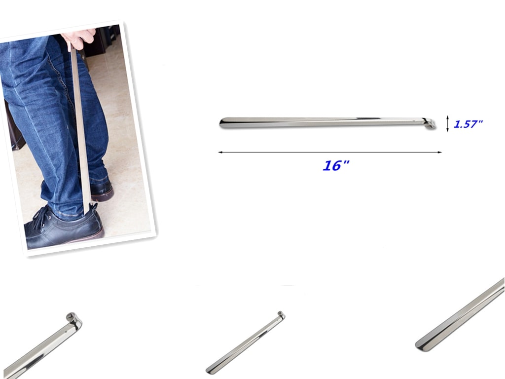 Chausse-pied en acier inoxydable de 16 pouces 