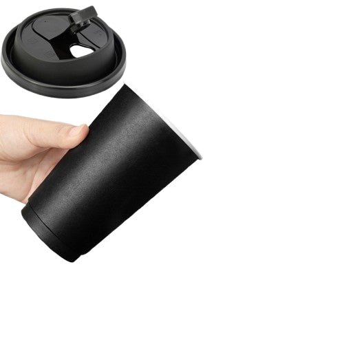 16oz Double Layered Black Paper Cup - Yorkn Inc✅