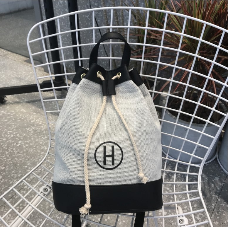 Sac à cordon en coton 