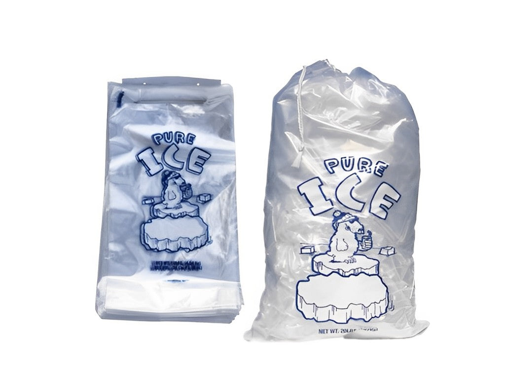 Sac de glace à cordon de serrage de 8 lb 