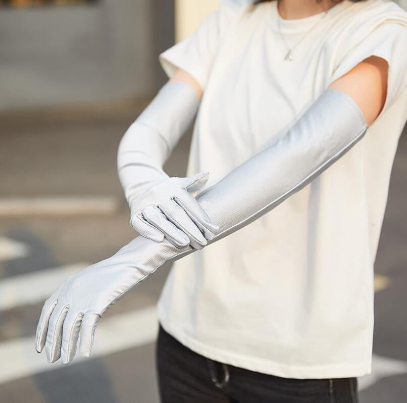 Gants de conduite avec protection solaire 