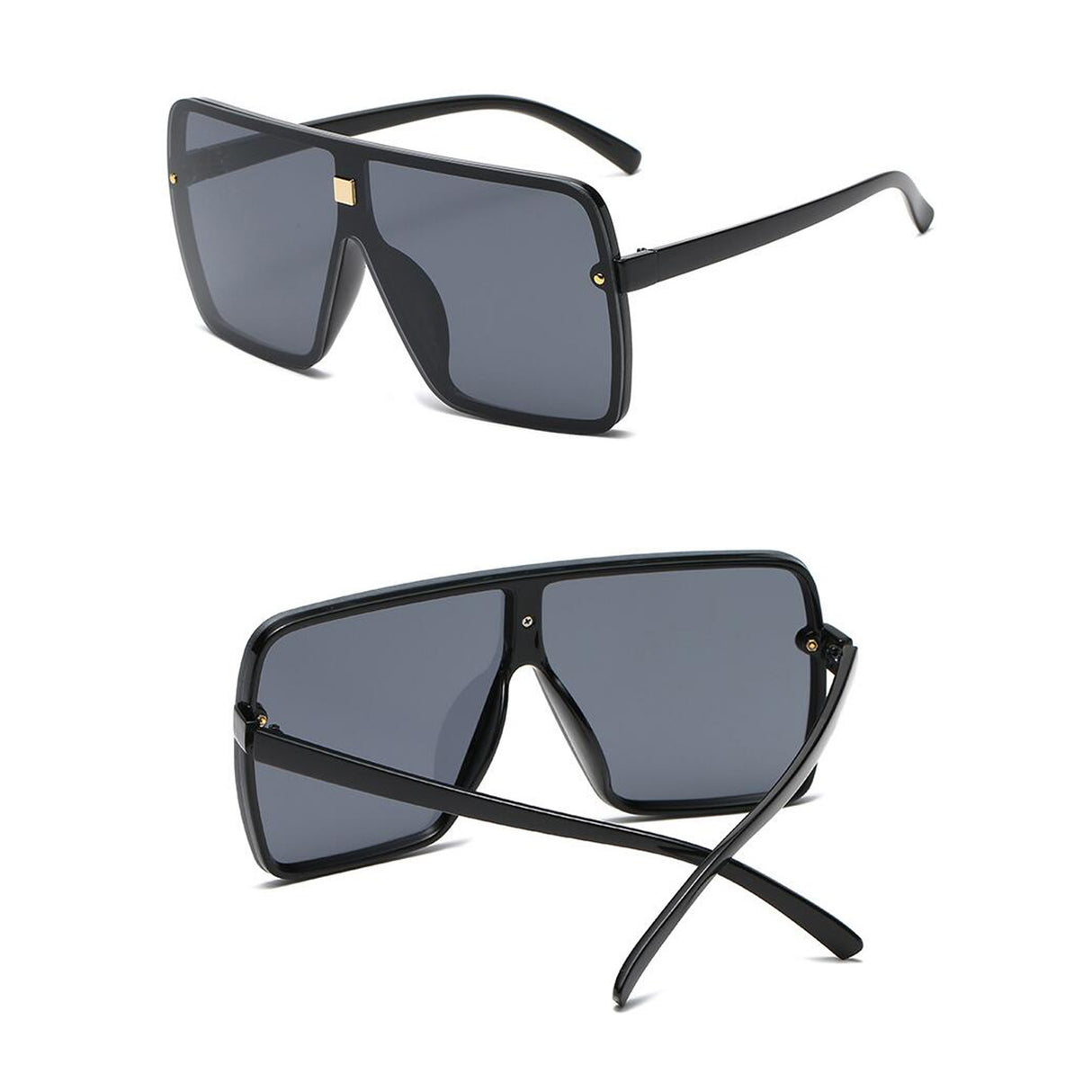 Lunettes de soleil carrées surdimensionnées 