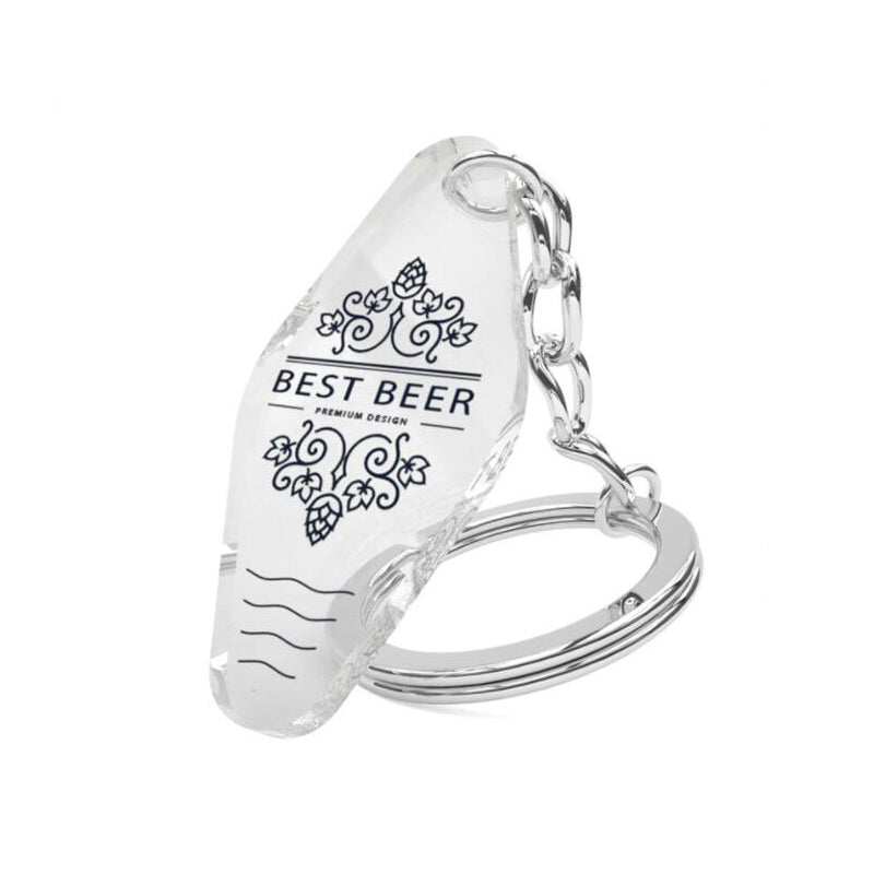 Porte-clés d'hôtel transparent 