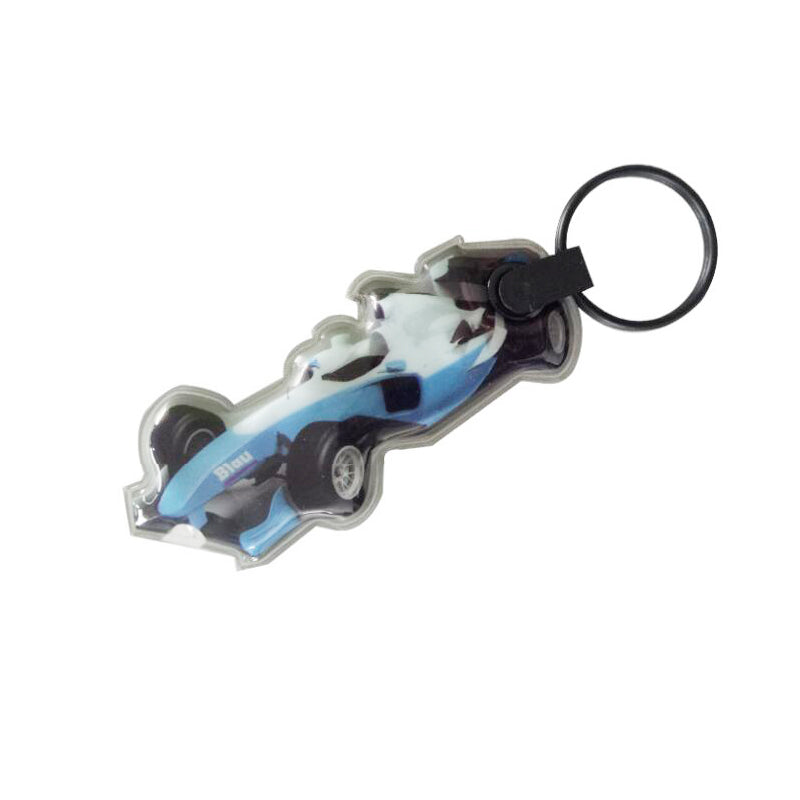 Porte-clés lampe de poche en PVC personnalisé 