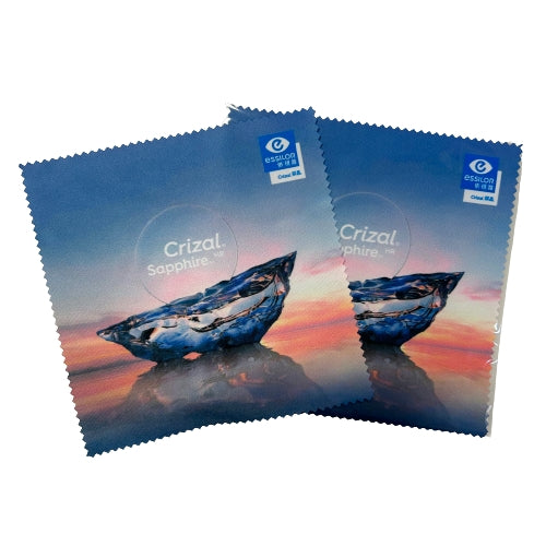 Chiffon de nettoyage en microfibre pour lunettes 