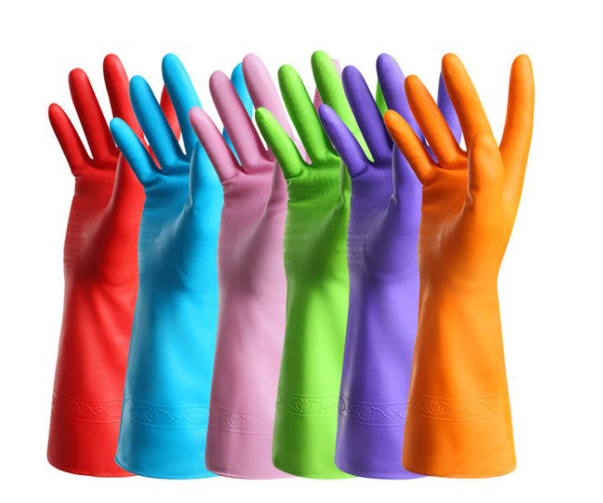 gants en caoutchouc 